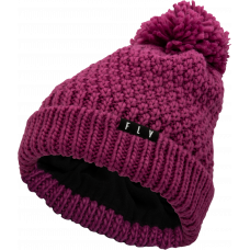 WOMEN'S FLY ANNA POM BEANIE BURGUNDY