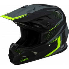 MX-96 502 HELMET MATTE GREY/HI-VIZ 2X