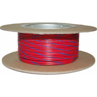 #18-GAUGE RED/BLUE STRIPE 100' SPOOL OF PRIMARY WIRE