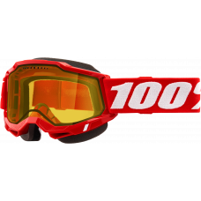ACCURI 2 SNOWMOBILE GOGGLE RED W/ YELLOW LENS
