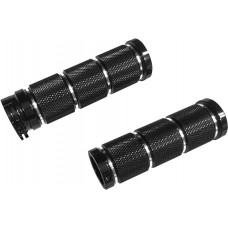 GRIP SET RETRO BLACK DUAL CABLE