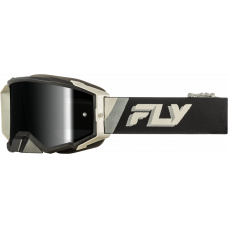 ZONE ELITE GOGGLE BLACK/GREY W/ BLACK MIRROR/SMOKE LENS