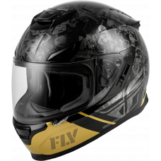 SENTINEL MECH HELMET BLACK/GREY/GOLD 2X