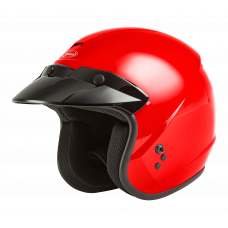 OF-2 OPEN-FACE HELMET RED 2X