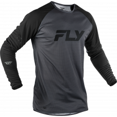 GRAVITY LONG SLEEVE JERSEY GREY/BLACK 2X