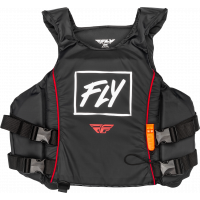 PULLOVER FLOTATION VEST BLACK/WHITE/RED SM