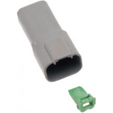 4-WIRE GREY DEUTSCH RCPTCL & WDGLCK HD# 72124-94GY