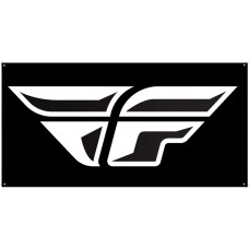 F-WING BANNER BLACK 3' X 6'