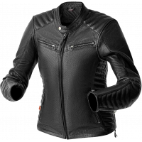 WOMENS ROADSTER AIR D3O JACKET BLACK LEATHER XS