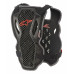 BIONIC ACTION CHEST PROTECTOR BLACK/RED MD/LG