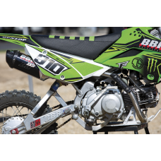 TALL SEAT ASSEMBLY KLX110 BLK/GRN