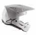 S-M5 SOLID HELMET WHITE GLOSSY MD