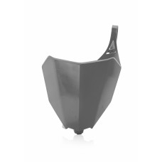 FRONT NUMBER PLATE GREY