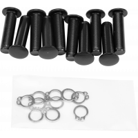 LEVER PIN & CIRCLIP BRACKET `08-20 FLH BLACK