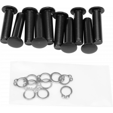 LEVER PIN & CIRCLIP BRACKET `08-20 FLH BLACK