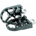 BMX STYLE FOOT PEGS BLACK