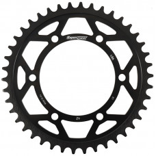 REAR EDGE SPROCKET STEEL 42T-520 BLK HON/KAW/SUZ/YAM