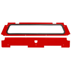 REAR WINDSHIELD RED