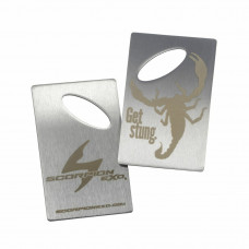 SCORPION EXO BOTTLE OPENER 3.75 X 2.25 (FITS IN WALLET) SCORPION EXO BOTTLE OPENER 3.75 X 2.25 (FITS IN WALLET)