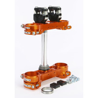 ROCS TECH CLAMP SET ORANGE KTM 14MM