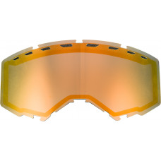 DUAL LENS WITH VENTS ADULT ORANGE MIRROR/SMOKE