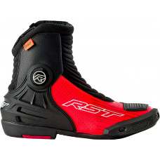 TRACTECH EVO D3O SHORT BOOT BLACK/FLO RED 10