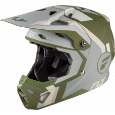 YOUTH FORMULA CP SEAL HELMET MATTE STONE/KHAKI/OLIVE YL