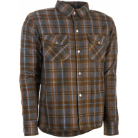 MARKSMAN FLANNEL BROWN/TAN 2X