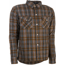 MARKSMAN FLANNEL BROWN/TAN 2X