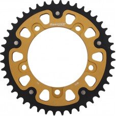 REAR STEALTH SPROCKET ALU/STL 44T-530 GLD TRI