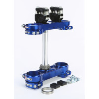 ROCS TECH CLAMP SET BLUE HUSKY 22MM