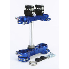 ROCS TECH CLAMP SET BLUE HUSKY 22MM