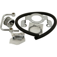 COMPLETE MNT KIT BREATHER TUBE CHROME XL 91-06