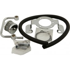 COMPLETE MNT KIT BREATHER TUBE CHROME XL 91-06