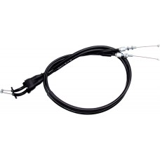 BLACK VINYL THROTTLE PUSH-PULL CABLE SET