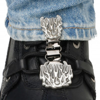 CLIPS FOR LACED BOOTS FLAMES