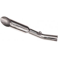 SLIP-ON SUZ POLISHED SINGLE GSX-R600/750 CAT DELETE
