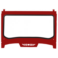 ASYLUM FRONT WINDSHIELD W/PCKT PERFORMANCE RED