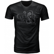 OLD SCHOOL TEE BLACK LG