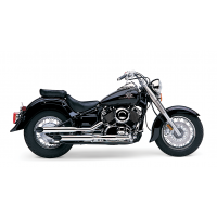 BLVD SLASHCUT SLIP ON CHROME YAM V-STAR 650