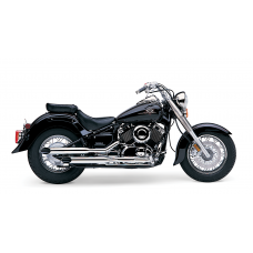 BLVD SLASHCUT SLIP ON CHROME YAM V-STAR 650