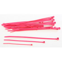 ASSORTED CABLE TIES RED 30/PK
