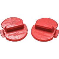 FOOTWELL DRAIN PLUG KIT RED POL