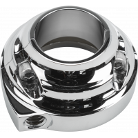 THROTTLE CLAMP SINGLE CABLE SCREW IN STYLE CHROME