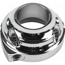 THROTTLE CLAMP SINGLE CABLE SCREW IN STYLE CHROME