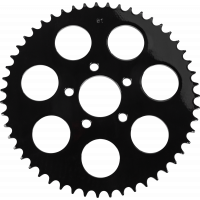 GLOSS BLACK REAR SPROCKET 51T BIG TWIN 00-13