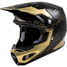 YOUTH FORMULA S CARBON LEGACY HELMET BLACK/GOLD YL