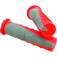 DEUCE GRIP ATV NEON RED/GREY