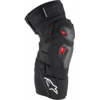 BIONIC PRO PLSMA KNEE PROTECTR BLACK/RED/WHITE LG/XL