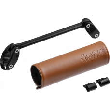 HANDLEBAR BAR PAD SET 165MM BROWN PAD W/185MM BRACE